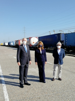 el puerto de huelva optimiza junto a la empresa thales el transporte ferroviario de mercancías con la instalación de un nuevo sistema de mando y control en su red